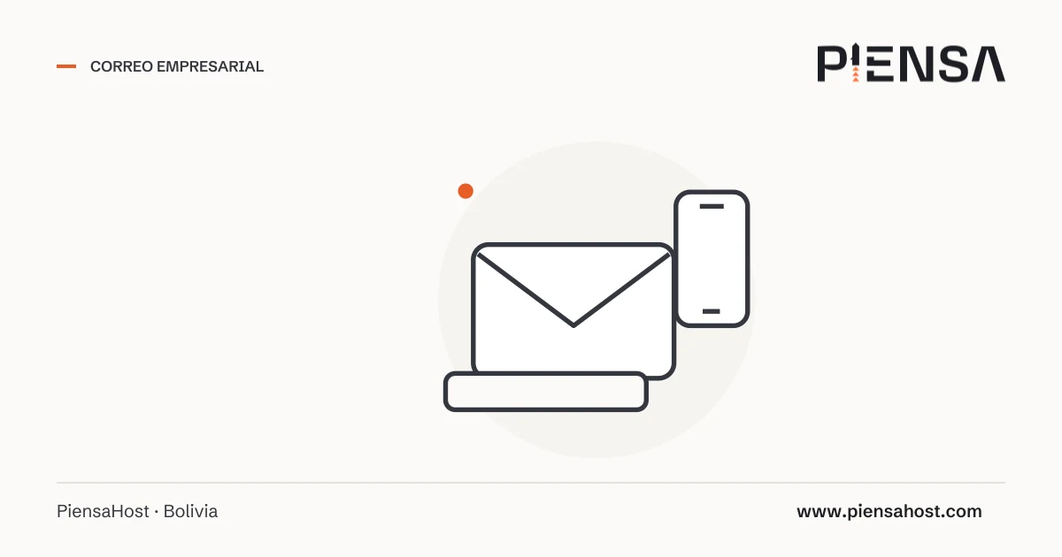 Un buzón conectado a una computadora y un celular.