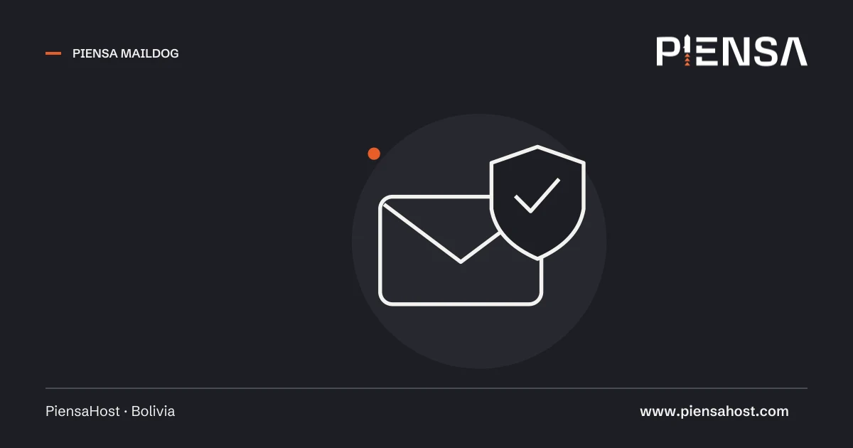 Un escudo protege un mensaje de correo.